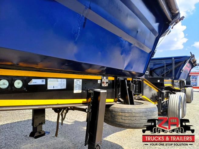 2021 LEADER 20 CUBE SIDE TIPPER TRAILER #53307
